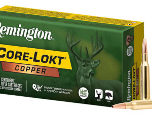 Remington Ammunition R27855 Core-Lokt Copper 270Win 130gr Copper Hollow Point 20 Per Box/10 Case