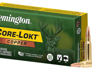 Remington Ammunition R27854 Core-Lokt Copper 308Win 150gr Copper Hollow Point 20 Per Box/10 Case