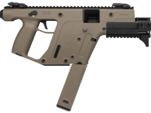 Kriss USA KV90PFD30 Vector Enhanced SDP Gen2 9mm Luger 40+1 6.50" Black Nitride Threaded Barrel, Flat Dark Earth Picatinny Rail, MK5M Modular Rail, Glock Magazine Compatible