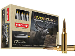Norma Ammunition 20166482 Dedicated Hunting Evostrike 6.5Creedmoor 93gr Polymer Tip Boat Tail 20 Per Box/10 Case