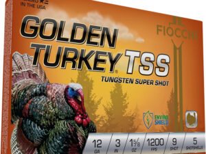 Fiocchi 123TSS9 Golden Turkey TSS 12Gauge 3" 1 5/8oz 9Shot 5 Per Box/10 Case