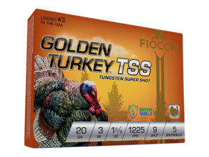 Fiocchi 203TSS9 Golden Turkey TSS 20Gauge 3" 1 3/8oz 9Shot 5 Per Box/10 Case
