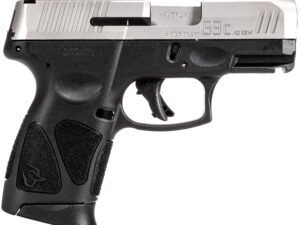 Taurus 1G3C4039 G3C  Compact Frame 40 S&W 10+1 3.26" Matte Stainless Steel Barrel, Serrated Stainless Steel Slide, Black Polymer Frame w/Picatinny Rail, Black Polymer Grip