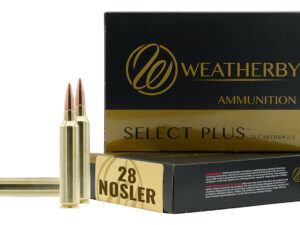 Weatherby M28NS163HCB Select Plus  28Nosler 163gr Hammer Custom 20 Per Box/10 Case