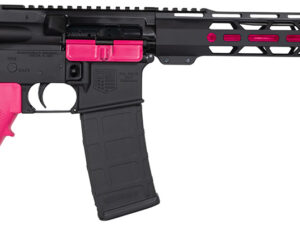 Diamondback DB175AK591 DB15  5.56x45mm NATO 16" 30+1, Black with Prison Pink Accents, Carbon Lower, 15" M-Lok Handguard, Magpul Carbine Stock, A2 Grip