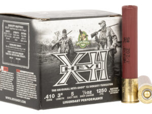 HEVI-Shot HS54105 HEVI-XII  410Gauge 3" 1/2oz Tungsten 5Shot 25 Per Box/5 Case