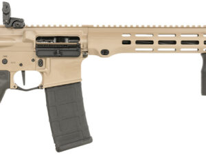 Maxim Defense MXM49735 MD15 L 5.56x45mm NATO 30+1 16" Fluted Barrel, FDE Rec/M-LOK Handguard, Black Magpul Furniture, SL-K Stock, MBUS Sights, Blackout Defense Flat Trigger