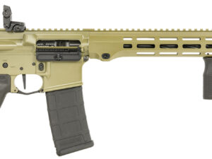 Maxim Defense MXM49736 MD15 L 5.56x45mm NATO 30+1 16" Fluted Barrel, Bazooka Green Rec/M-LOK Handguard, Black Magpul Furniture, SL-K Stock, MBUS Sights, Blackout Defense Flat Trigger