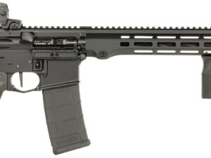 Maxim Defense MXM49737 MD15 L 5.56x45mm NATO 30+1 16" Fluted Barrel, Black, M-LOK Handguard, Magpul Furniture, SL-K Stock, MBUS Sights, Blackout Defense Flat Trigger