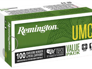 Remington Ammunition 23795 UMC Value Pack 40S&W 180gr Full Metal Jacket 100 Per Box/6 Case