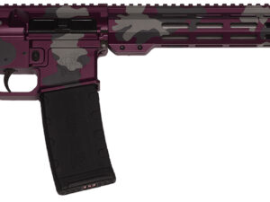 Great Lakes Firearms GL15223SSMMAN AR-15 Mission 223 Wylde 30+1 16", Manhattan Camo Rec/15" M-Lok Handguard, Black Carbine Stock & A2 Grip, Muzzle Brake