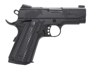 Girsan 391150 MC1911 SC Influencer Sub-Compact 9mm Luger 7+1 3 3.40" Black Steel Barrel, Black Camo Optic Ready/Serrated Steel Slide & Frame w/Picatinny Rail & Beavertail, Black Polymer Grip