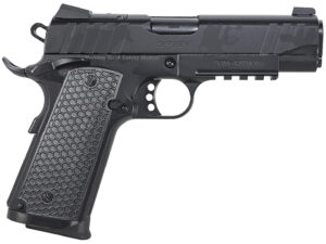 Girsan 391154 MC1911 C Influencer Compact 45 ACP 8+1 4.40" Black Steel Barrel, Black Camo Optic Ready/Serrated Steel Slide & Frame w/Picatinny Rail & Beavertail, Black Polymer Grip