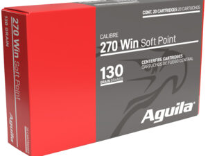 Aguila 8053AG   270Win 130gr InterLock Boat Tail Soft Point 20 Per Box/10 Case