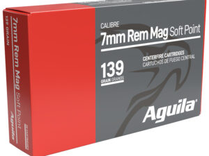 Aguila 80591AG   7mm Rem Mag 139gr InterLock Boat Tail Soft Point 20 Per Box/10 Case
