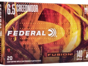 Federal F65CRDTFS1 Fusion  6.5Creedmoor 140gr Bonded Soft Point 20 Per Box/10 Case