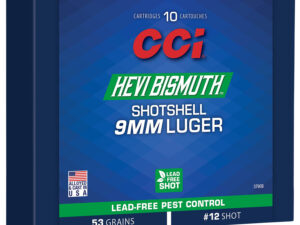 CCI 3790B Pest Control HEVI-Bismuth 9mmLuger 53gr 10 Per Box/20 Case