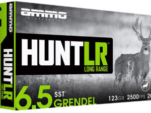 Ammo Inc 65GR123SSTA20 Hunt Long Range 6.5Grendel 123gr Super Shock Tip 20 Per Box/10 Case