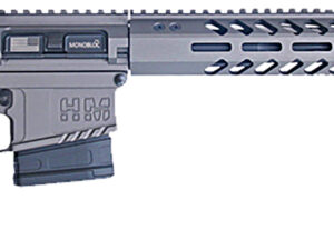 HM Defense HM1065 Avenger  6.5 Creedmoor 10+1 20" Black Cerakote Match Grade Barrel, Tungsten Gray Cerakote 14" Picatinny Rail Aluminum Receiver, Black Synthetic Mil-Spec HM Stock, Black Polymer Grip