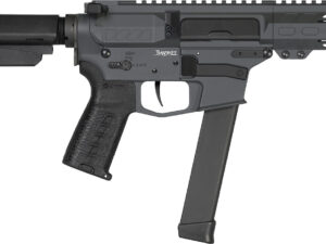CMMG 99A890FSG Banshee MKGS 9mm Luger 33+1 5" Black Nitride Medium Taper Threaded Barrel, EML 4" M-LOK Handguards, Sniper Gray Cerakote Aluminum Picatinny Rail Receiver, CMMG Zeroed Grips