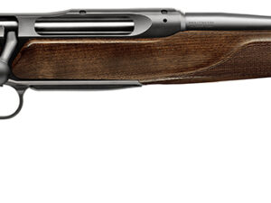 Sauer 80117098 505 Lux Full Size 7mm Rem Mag 2+1 24" Matte Blued Threaded Barrel, Matte Blued Saddle Mount Steel Receiver, Grade 5 Wood Fixed Stock