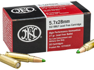 FN 10700020 High Performance  5.7x28mm 27gr Jacketed Hollow Point 50 Per Box/40 Case