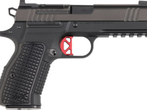 Dan Wesson 92103 DWX  Compact Frame 9mm Luger 15+1 4.95" Black Match Grade Barrel, Black DLC Serrated Steel Slide, Black Aluminum Frame w/Beavertail & Picatinny Rail, Black Textured Aluminum Grip