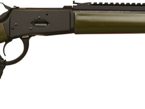 Gforce Arms GFLVR44OD Saddlehorn  44 Mag 10+1 16.50" Black Steel Barrel, Black Picatinny Rail Aluminum Receiver, Fixed Green Synthetic Stock