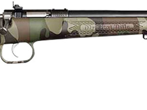 Crickett KSA2170 My First Rifle Gen2 22 S/L/LR Single Shot 16.10" Blued Barrel & Receiver, M81 Woodland Camo Synthetic Fixed Stock, EZ Loader