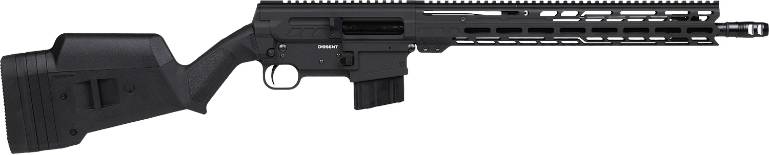 CMMG 64A190CAB Dissent BR4 *CA Compliant 6.5 Grendel 10+1 16.10" Black Nitride Threaded Barrel, Black Armor Cerakote Picatinny Rail Aluminum Receiver, Magpul SGA Black Synthetic Stock