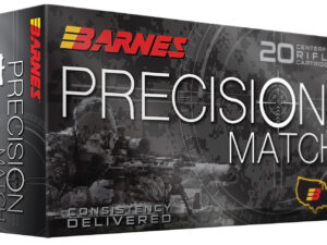 Barnes Bullets 32017 Precision Match  223Rem 55gr Match Burner OTM BT 20 Per Box/10 Case