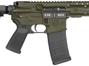 Diamondback DB1913K101 DB15  5.56 NATO 30+1 7" Black Nitride Heavy Threaded Barrel, OD Green Cerakote Picatinny Rail Aluminum Receiver, 6" M-LOK Handguard, SB Tactical Brace & Black Magpul MOE Grip