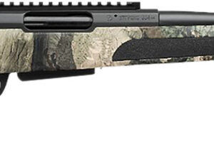 Stevens 19456 334 Bolt Action 243 Win 3+1 20" Camo/Dark Gray Carbon Steel Receiver Integrated Recoil Lug Ergonomic/Recoil Pad  Synthetic Stock Picatinny Rail Right Hand