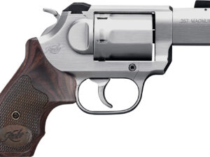 Kimber Mfg, Inc 3400021CA K6S *CA Compliant DA/SA 357 Mag 6 Shot 2" Brushed Stainless Steel Barrel & Cylinder, Brushed Stainless Stainless Steel Frame, Diamond Checkering Grip, Exposed Hammer