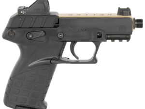 Kel-Tec P17TANBLKOPTIC P17  22 LR 16+1 3.80" w/Optic & Holster Tan/Black