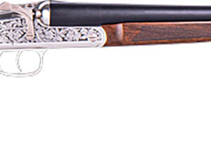ATI ATIGKOF12RP26 Road Agent Prime 12 Gauge Break Open 2rd 26" Black Side By Side Barrel, Silver Engraved Aluminum Receiver, Fixed Turkish Walnut Stock