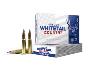 Nosler 40120 Whitetail Country  308Win 165gr Spitzer Boat Tail 20 Per Box/10 Case