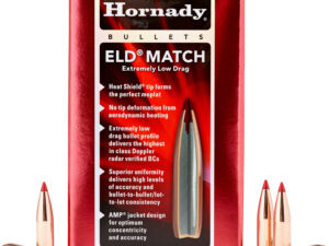 Hornady 263331   6.5mm .264 147gr Extremely Low Drag-Match 500 Per Box/6 Case