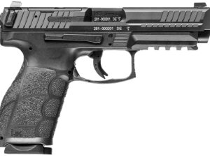 HK 81001057 VP9A1 K Compact Frame 9mm Luger 15+1 4.09" Black Steel Barrel, Black Optic Ready/Serrated Steel Slide, Black Polymer Frame w/Picatinny Rail, Black Polymer Grip, Ambidextrous