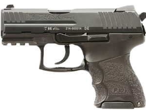 HK 81001108 P30SK V3 Sub-Compact Frame 9mm Luger 10+1 3.27" Black Steel Barrel, Black Cerakote Serrated Steel Slide, Black Polymer Frame w/Picatinny Rail, Ambidextrous