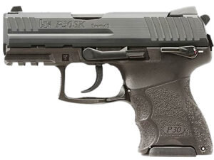 HK 81001109 P30SK V3 Sub-Compact Frame 9mm Luger 12+1/15+1 3.27" Steel Barrel, Black Cerakote Serrated Steel Slide, Black Polymer Frame w/Picatinny Rail, Ambidextrous