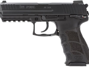 HK 81001095 P30L V3 40 S&W 13+1 4.45" Black Polygonal Rifled Barrel, Black Cerakote Long/Serrated Steel Slide, Black Polymer Frame, w/Picatinny Rail, Black Interchangeable Backstrap Grip, Ambidextrous