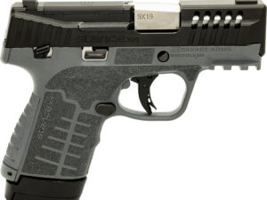 Savage Arms 67067 Stance XR Micro Frame 9mm Luger 13+1 3.20" Stainless Steel Barrel, Black Nitride Ported/Serrated Steel Slide, Gray Stainless Steel Frame w/Picatinny Rail, Gray GFN Grip, Ambidextrous