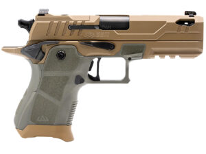 Oa Defense OA2311CPROKITHDSPRT15 2311 Compact Pro 9x19 15rd 4.25" Black DLC Ported Barrel High Desert Sage Optic Ready 17-4 Stainless Steel Slide High Desert Sage Polymer Grip Ambidextrous