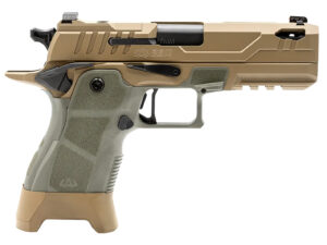 Oa Defense OA2311CPROPLSHDSPRT17 2311 Compact Pro Plus Kit 9x19 17rd 4.25" Black DLC Ported Barrel High Desert Sage Optic Ready 17-4 Stainless Steel Slide High Desert Sage Polymer Grip Ambidextrous