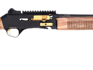 Four Peaks Imports 12077 AKSA Arms S4 12 Gauge 3" 5+1 18.50" Chrome Plated 7075-T6 Aluminum Receiver Wood Stock