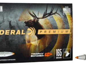 FEDERAL 308 WIN 165GR TROPHY BONDED TIP 20 RD/BX 10 BX/CS