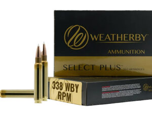 Weatherby H338225IL Select Plus  338WBY RPM 225gr InterLock 20 Per Box/10 Case