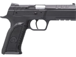 Tanfoglio TFFORCES9 Force Esse 9mm Luger 16+1 4.40" Stainless Steel Barrel, Black Serrated Steel Slide, Black Polymer Frame w/Picatinny Rail, Textured Grip