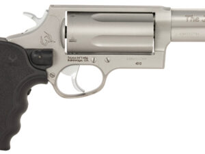 Taurus 2-441039MAGVL Judge w/Laser Compact 45 Colt (Long Colt)/410 Bore 3" Chamber 5rd 3" Stainless Steel Barrel, Cylinder & Frame, Viridian Laser, Transfer Bar Safety